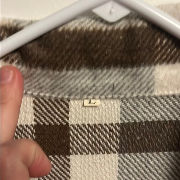 Plaid Button-Up Jacket - Picture 2 of 3